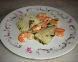 Baccalà e gamberi