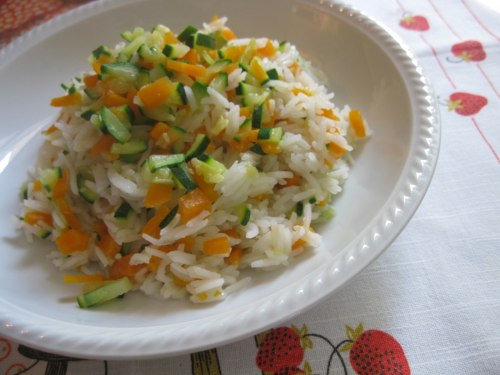 Ricetta Riso carote zucchine, calorie e valori nutrizionali