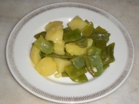 Piattoni e patate in insalata alla menta light