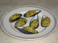 Cozze al Forno con Battuto d’Uovo