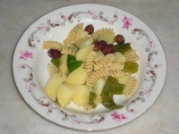 Insalata di fusilli con piattoni e patate