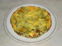 Tortino di zucchine con mozzarella