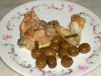 Pollo in pezzi alla Vernaccia