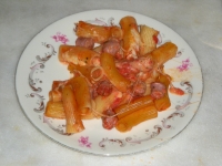 Rigatoni al forno con salsiccia di vitello